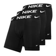 Nike Boxershorts Essential Micro 3-Pak - Sort/Hvid