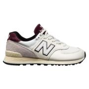 New Balance Sneaker 574 - Hvid/Rød