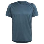 adidas Løbe T-Shirt Designed 4 Running - Blå/Sølv