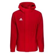 adidas Jakke All Weather Entrada 22 - Rød/Hvid