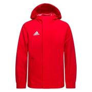 adidas Jakke All Weather Entrada 22 - Rød/Hvid Børn