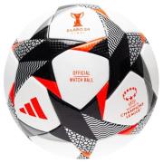 adidas Fodbold Champions League Bilbao 2024 Pro Kampbold Kvinde - Hvid/Sort/Rød